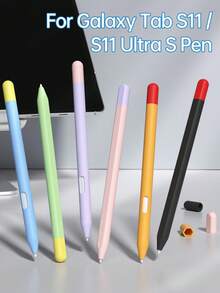 Galaxy Tab S11/S11 Ultra S Pen Protective Case, S11 Silicone Pen Sleeve - Multicolor - View 1