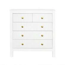 Sideboard, Chest Of Drawers With Special Doors, Gold Handles, Sideboard/Shoe Cabinet/Dressing Table [OLD REFERENCE: WF325795WAA] - White - View 1