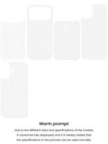 4pcs Carbon Fiber Soft Back Film For IPhone 17 Pro Max/17/17 Air/17 Pro, Anti-Slip, Anti-Fingerprint, Scratch-Resistant - White - View 3