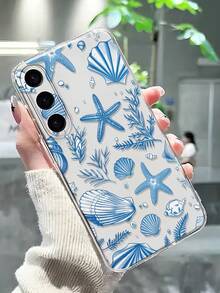 1 chiếc ốp lưng điện thoại thời trang in hình sao biển và vỏ sò, dày dặn, chống sốc, phủ lớp trong suốt, tương thích với iPhone 16/11/16pro/16plus/16promax/16e/15Promax/13/14/12/XS/XR/7G/8P, Galaxy S25/S25PLUS/S25 Ultra/A16/A36/A26/A56/A50/A12/A32/A52/A72/A51/A21S/A13/A14/S24/S24PLUS/S24Ultra,S22/A52/A53/A54/A55/, 11/12Pro/12/12X/13Pro/14Pro/15Pro/, 10/9/Note9/12c/Note11pro/Note8Pro - Nhiều màu - Xem 2