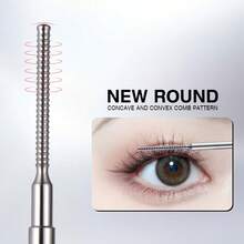 1pc Y-Shaped Eyelash Curler Tool, Professional Eyelash Separator Tool, Eyelash Curling And Tinting Tool With Comb, Stainless Steel Eyelash Straightening Brush, Eyelash Curling Comb, 3-In-1 Eyelash Curling Assist Tool - Multicolor - View 5