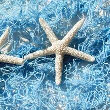 10 White Starfish Resin Ornament Set - Summer Ocean Themed Art Deco Material, Perfect For Home Decor With Ocean Elements - White - View 11