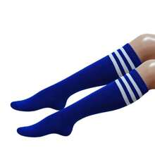 CT TAPESOCKS 2 đôi tất nữ cao đến đầu gối/bắp chân, thiết kế sọc, thích hợp cho các bữa tiệc, biểu diễn, thể thao, yoga, mặc nhà thường ngày, hoạt động ngoài trời. Có nhiều màu sọc khác nhau để lựa chọn. - Nhiều màu - Xem 10