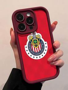 Funda para teléfono con diseño del logotipo de  Compatible con fundas para teléfonos   17  16 Pro Max  15 Pro Max  13 y  12 Diseño de TPU de cobertura total a prueba de golpes Resistente al agua, a caídas y arañazos Un regalo perfecto para fanáticos y entusiastas de los deportes - Burdeos - Ver 3