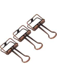 19 Mm, 80 Clips de Metal para Carpetas, Clips de Hueca de Metal, Clips Pequeños para Carpetas para Oficina, Escuela, Uso Doméstico, para Oficina, Escuela, Uso Doméstico,,40967479 - Multicolor - Ver 1