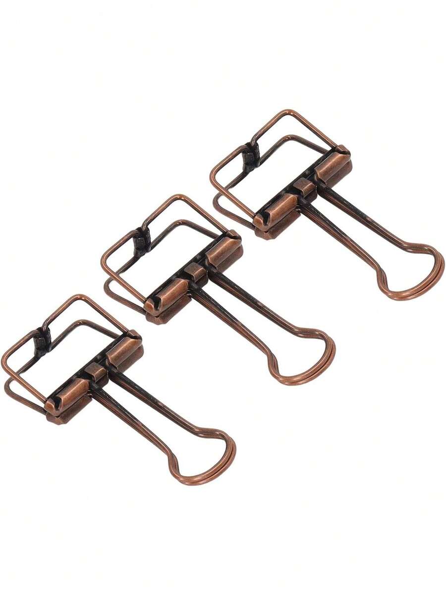 19 Mm, 80 Clips de Metal para Carpetas, Clips de Hueca de Metal, Clips Pequeños para Carpetas para Oficina, Escuela, Uso Doméstico, para Oficina, Escuela, Uso Doméstico,,40967479 - Multicolor - Ver 1