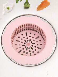 1pc Kitchen Sink Drain Filter, Sink Strainer, Drain Catcher, Hair Clog Remover, Sink Drain Cover, Multi-Function Filter Net - Multicolor - View 1