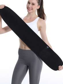 1pc, 2026 Spring/Summer Suitable Fitness Bundle Belt, Sweating And Heating Waist Belt, Yoga Exercise, Fat Burning And Shaping, Silver Ion Waist Belt, Protective Belt, Silver Ion Waist Belt, Sweating Fitness Belt - Multicolor - View 9