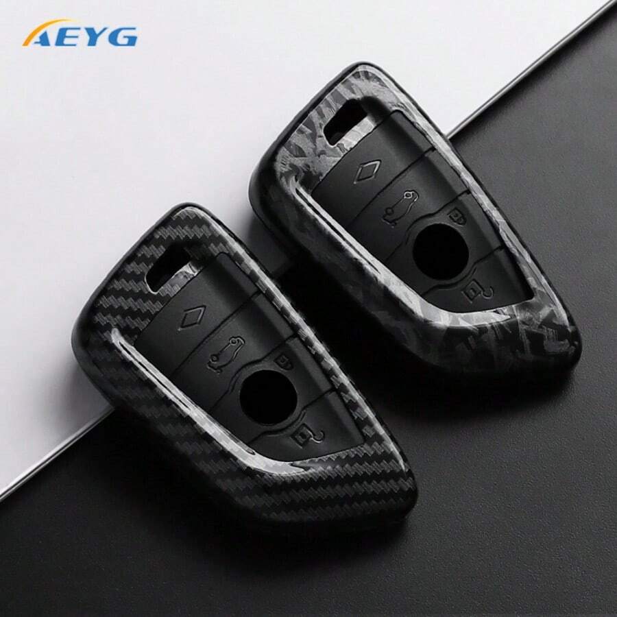 X1 X3 X4 X5 X6 3 Series 5 Series 7 Series F15 F16 G30 G11 F48 Dedicated ABS Carbon Fiber Key Fob Shell - BMW B Model - View 1