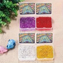 1pc/15pcs DIY Diamond Painting Kit, Moon & Sun Design, Special Shape Rhinestone Gems Transparent Memo Box, Suitable For Home Decor, Office Supplies, Crafts, Holiday Gifts - Multicolor - View 11