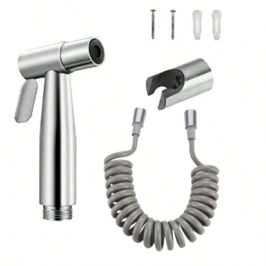 1 zestaw 3 luksusowych głowic prysznicowych wysokociśnieniowych z ręczną głowicą prysznicową i sprayem czyszczącym, przełącznik montowany na ścianie