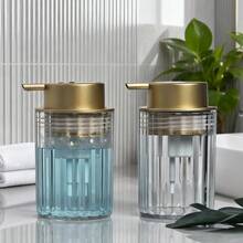 1个简易泡沫皂液器，台式按压式乳液瓶，可重复灌装洗手液，空瓶可用于盛装洗发水、沐浴露、洗手液，浴室配件，家居装饰，家具，浴室装饰，秋季装饰，返校季装饰 - 無色 - 查看 10