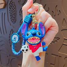 Móc khóa hình Stitch của Disney, phụ kiện trang trí túi xách dễ thương, đồ trang trí xe hơi, thích hợp làm quà tặng cho bạn bè. - Nhiều màu - Xem 6