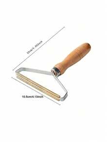1/2pcs Manual Felt Scraper With Wooden Handle, Double-Sided Pet Carpet Scraper For Home Use - Multicolor - View 10