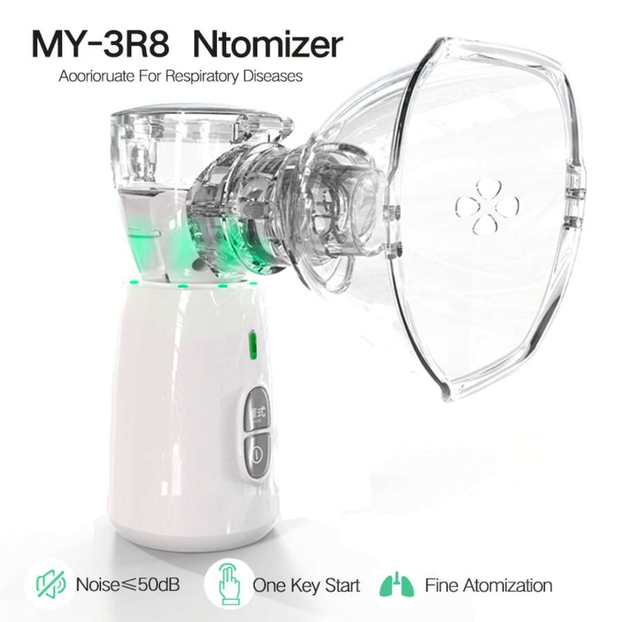 Handheld Nebulizer, Portable Mesh Nebulizer, Home Nebulizer - Multicolor - View 1