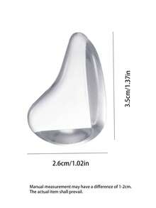 Transparent Corner Guards, Silicone Anti-Collision Edge Protectors For Tables, Windows, Prevent Bumps - E-White - View 4