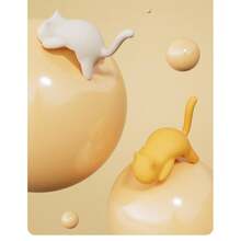 Cat-Shaped Painless No-Drill Desk Edge Hook, Suitable For Student Desks, Multi-Function Bag Hanger - A - View 5