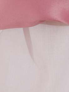 Young Girls' Rose Ruffle Organza Elegant Birthday Party Princess Dress, Suitable For Party, Evening, Flower Girl, Does Not Include Headband - Dusty Pink - View 11