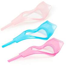 3pcs Mascara Applicator, Mascara Protection Tool, Eyelash Auxiliary Devicesreusable Makeup Assistant, Auxiliary Device Suitable For Beginners To Perfectly Apply EyeHashes And Eyeliner, To Create Naturally Non-Caking Eyelashes, Mascara Shield ApplicatoFor Eyelash Protection With Eyelash Separator Tool Eyelash Tweezers Girl.Autumn Promotionnew Arrivals In Autumn - Multicolor - View 9