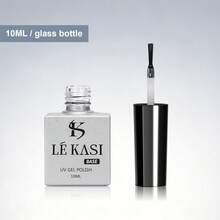 Set de 6 Esmaltes para Uñas UV Gel Semipermanente Lé Kasi Gama D Manicura Profesional Colores Modernos Larga Duración Nail Art Secado Rápido Brillo Gel Polish Uñas Decoración - Negro - Ver 4