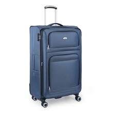 NEW YORK XPRESS Lightweight Water-Resistant Softside Spinner Luggage With Secure TSA Lock,Expandable Design & Organized Interior,Suitable For Long Or Short Travel - 藍色 - 查看 12