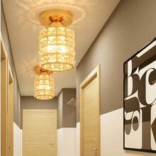 Nordic Modern Minimalist Corridor/Entryway/Balcony Crystal Ceiling Light, Elegant & Lightweight, Bulb Not Included - Various - View 9