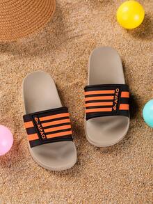 Lightweight EVA Soft Outdoor Cartoon Beach Children Sandals, Summer - Khaki - View 1