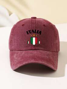 1顶女士国旗印花时尚软顶棒球帽，透气可调节帽檐，适合日常出行、度假、露营、聚会、户外运动、卡车司机、节日礼物 - A - 查看 15