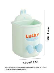 Mini Toothbrush & Toothpaste Holder, No Drill Wall Mount Bathroom Electric Toothbrush Organizer, Bathroom Toothbrush Storage Rack - Multicolor - View 4