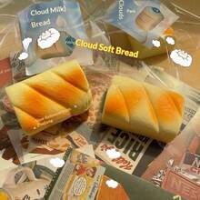 1 chiếc Bánh mì Mây Mềm - Đồ chơi bóp giảm căng thẳng chân thực - Đồ chơi bóp mềm đàn hồi chậm - Đồ chơi giảm căng thẳng - Đồ chơi bóp - Đồ chơi bóp TPR mới - Đồ chơi Stitch, Đồ chơi du lịch, Đồ chơi giảm căng thẳng trong lớp học, Đồ chơi mini, Đồ chơi tắm, Đồ dùng văn phòng phẩm Giáng sinh, Bóng giảm căng thẳng, Quà tặng sinh nhật - Món quà hoàn hảo - Quà tặng (Không có hình mờ trên sản phẩm thật) (Phụ kiện ngẫu nhiên/Màu sắc và kiểu dáng phụ kiện ngẫu nhiên) (Màu dây ngọc trai và chỉ may ngẫu nhiên, màu sắc không cố định, không chỉ là màu sắc hiển thị trong hình) - Nhiều màu - Xem 4