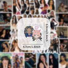 78张KATSEYE女子组合贴纸，包括Gnarly Megan、郑云才、Sofia等成员，性感国际女子组合贴纸，照片，节日礼物，卡片 - 彩色 - 查看 3