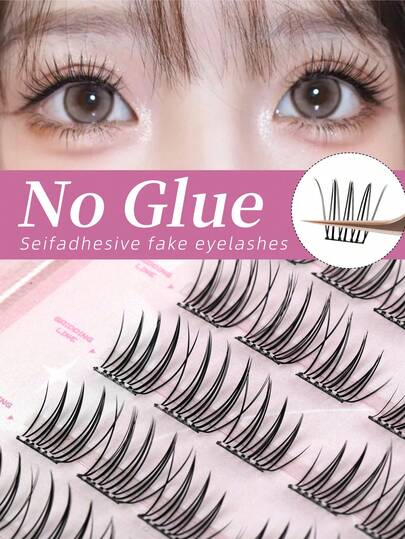 36片免胶假睫毛，部分免胶，特价优惠，适合可爱美丽的女性日常佩戴，C型卷翘，适合工作场合。