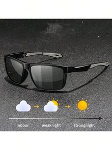 Retro Unisex Fashion Fashion Glasses, Fashionable Plaid Lens Outdoor Sports Glasses, Designer Brand Luxury Fashion Glasses For Men And Women, Tropical Beach Resort Summer Pastel Color Fashion Glasses - BS202-3 - View 9