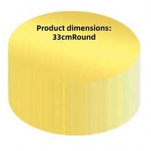 24/48 Packs, 33cm Placemats, Disposable Placemats, Gold Round Sequin Pattern, Suitable For Valentine's Day, Thanksgiving, Birthday Parties, Wedding Parties, Bridal Showers, Dinner Parties, Banquets, Dining Tables, Picnics, Cafes And Other Occasions. - Multicolor - View 4