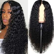 ZHENDEFA 隐藏式束带360°蕾丝前假发,真人发,无胶深波浪卷发,200密度,带隐形抽绳,湿发波浪蕾丝前假发,女士自然发际线 - SNatural - 查看 3