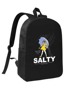 Xzxx Polyester Printed Rucksack - Fashionable Designs With Easy-Clean Material - 黑色 - 查看 1