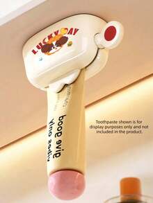 1pc Magnetic Toothpaste Dispenser, Wall Mounted Toothpaste Holder, Facial Cleanser Rack, Toothpaste Squeezer - Multicolor - View 10