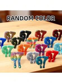 3D打印67数字摆件，关节可活动，可摆出各种姿势，创意时尚装饰品，圣诞摆件，趣味桌面摆件，收藏品，适合客厅、卧室、办公室等场所，完美的节日礼物 - A款(無手臂) - 查看 11
