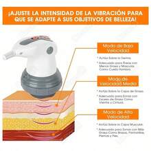 Masajeador De Celulitis Eléctrico Infrarrojo De Mano-4 En 1 - Rojo y blanco - Ver 3