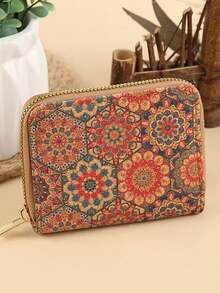 Ví mini nữ phong cách Bohemian thanh lịch với ngăn đựng thẻ và ví đựng tiền xu có thể tháo rời - Thiết kế đa chức năng để đựng thẻ tín dụng, thẻ ngân hàng và chứng minh thư, lý tưởng để mang theo hàng ngày và khi đi du lịch, cũng là món quà hoàn hảo cho bạn gái, mẹ, cô giáo hoặc ngày Valentine. - Nhiều màu - Xem 4