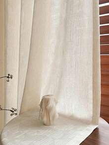 1 buah Kain Tirai Tipis Geometris Gaya Vintage, Ringan dan Mewah untuk Ruang Tamu & Kamar Tidur - Linen - View 3
