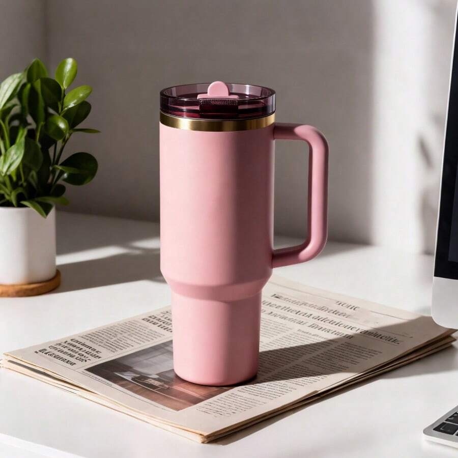 Stanley2025 40 Oz H2.0 Insulated Tumbler,With A Comfortable Handle, Featuring Double-Walled Vacuum Insulated Stainless Steel Construction. This High-Quality Drinkware Keeps Your Beverages At The Perfect Temperature, Whether It's Hot Or Cold, Ensuring The Original Taste Is Preserved For Longer Periods. Designed To Be Lightweight And Portable, It's Perfect For Outdoor Activities Like Camping, Hiking, Driving, And Travel. With A Large Capacity, It Meets Your Hydration Needs Throughout The Day. Stylish And Convenient To Carry, It's An Ideal Choice For Outdoor Enthusiasts And Makes A Thoughtful And Practical Gift, Whether For Friends Or Family.