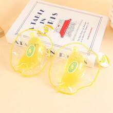 1pc New Transparent Banana Squeeze Ball | Quick Rebound Fruit Stress Relief Toy | Pressure Relief Tool For Teens & Adults - Multicolor - View 7