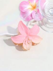 1个/3个/6个装 花卉印花休闲ABS塑料（ABS树脂）2026新款雏菊发夹，适合海滩、旅行、派对、度假、返校等场合，甜美发夹 - 彩色 - 查看 7