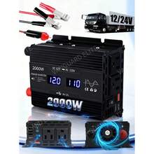 2000w Inversor De Corriente 12v A 110v Convertidor 12v 110v - por defecto - Ver 1