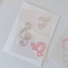 Photo Border Decoration Rhinestone Sticker Angel Wings Note Shape Diamond Sticker - Multicolor - View 19
