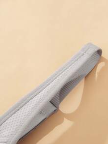 Wingslove Sujetador deportivo de alto impacto para mujer de talla grande, sin alambres y sin relleno, diseño de cobertura total, con tirantes anchos y espalda en forma de U, transpirable y cómodo para correr y hacer ejercicio - Gris - Ver 7
