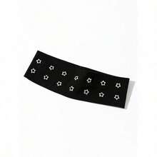 Women Bandana 1pc Fashion Punk Headband Gothic Star Pattern Soft Anti-Slip Elastic Hollow Beach/Holiday Headwear, Stretchy Yoga Sports Hair Accessory, Versatile For Daily Wear Fashion Hair Accessories Classic Hair Bands Fall Winter For Vacation Outfits Woman Elegant Scarf - 五芒星 - 查看 4