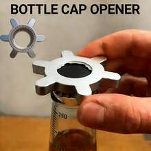1pc New Kitchen Rotating Bottle Opener, Suitable For Soft Drinks, Beverages, Kitchen Tool - Multicolor - View 1