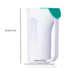 1pc Adjustable Flow Shower Rinse Cup, Tear-Free Rinser With Easy Grip Handle And Detachable Rainfall Showerhead, For Hair And Body Washing - White - View 11